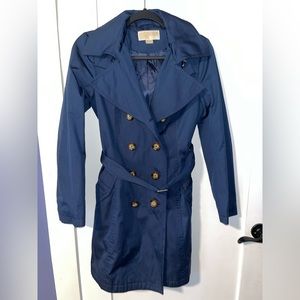 Michael Kors Trench Coat Navy XS